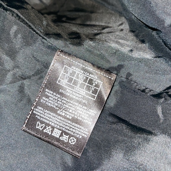 New Guess Marciano 100% Leather Zip Up Asymmetrical Zipper Jacket S - Picture 11 of 13